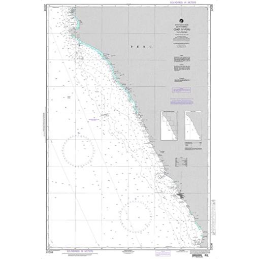NGA Chart - Coast of Peru - Paita to Pisco - 22008