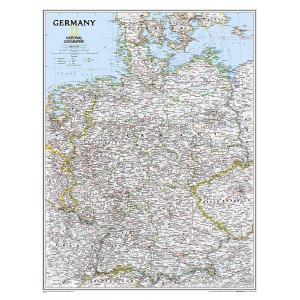 Germany Classic Wall Map by National Geographic