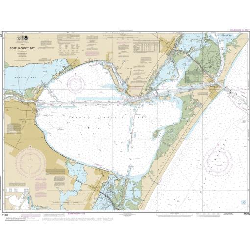 NOAA Chart - Corpus Christi Bay - 11309