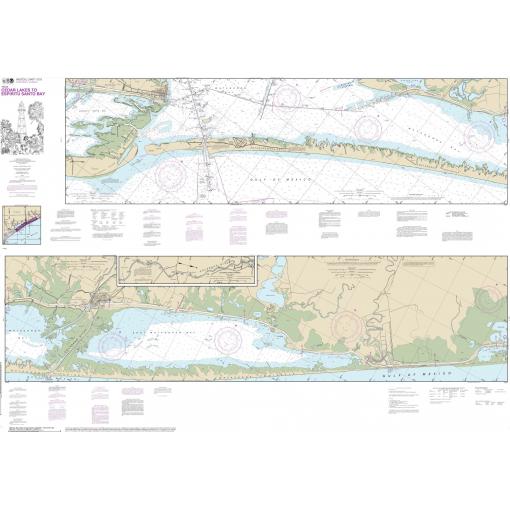 NOAA Chart - Intracoastal Waterway Cedar Lakes to Espiritu Santo Bay - 11319