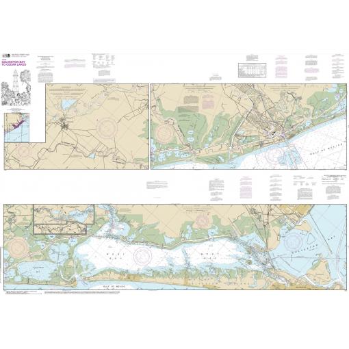 NOAA Chart - Intracoastal Waterway Galveston Bay to Cedar Lakes - 11322