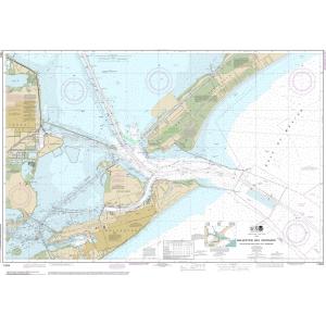 NOAA Chart - Galveston Bay Entrance Galveston and Texas City Harbors - 11324