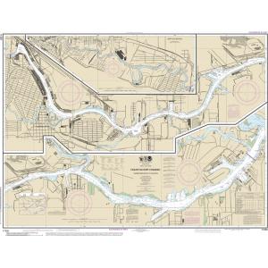 NOAA Chart - Houston Ship Channel Carpenters Bayou to Houston - 11325