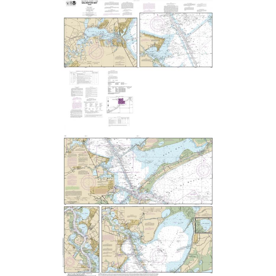 NOAA Chart - Galveston Bay - 11326