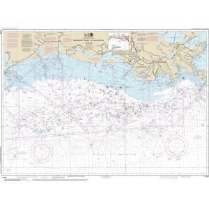 NOAA Chart - Mississippi River to Galveston - 11340