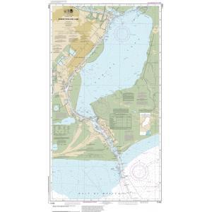 NOAA Chart - Sabine Pass and Lake - 11342