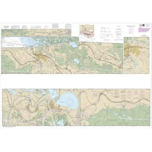NOAA Chart - Intracoastal Waterway Catahoula Bay to Wax Lake Outlet including the Houma Navigation canal - 11355