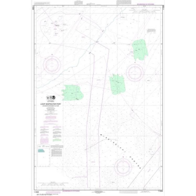 NOAA Chart - Loop Deepwater Port Louisiana Offshore Oil Port - 11359