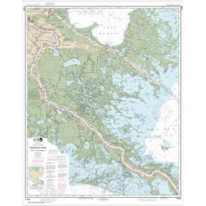 NOAA Chart - Mississippi River-Venice to New Orleans - 11364