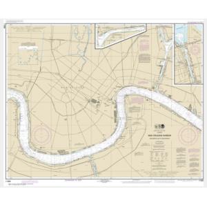 NOAA Chart - New Orleans Harbor Chalmette Slip to Southport - 11368