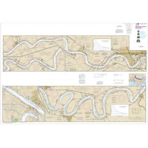 NOAA Chart - Mississippi River-New Orleans to Baton Rouge - 11370