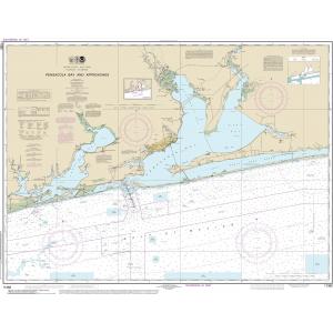 NOAA Chart - Pensacola Bay and approaches - 11382