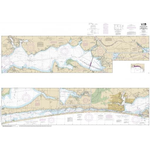 NOAA Chart - Intracoastal Waterway West Bay to Santa Rosa Sound - 11385