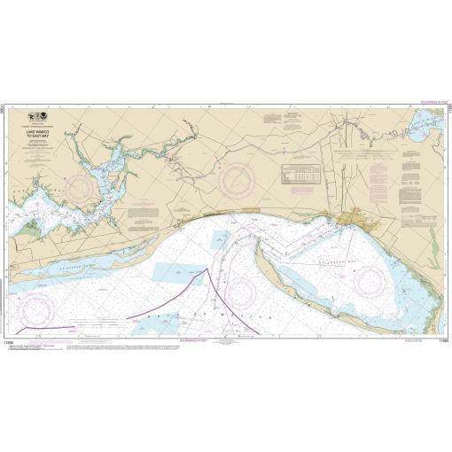 NOAA Chart - Intracoastal Waterway Lake Wimico to East Bay - 11393