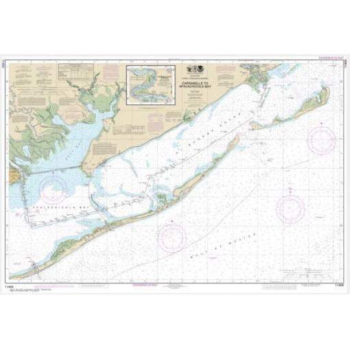 NOAA Chart - Intracoastal Waterway Carrabelle to Apalachicola Bay; Carrabelle River - 11404