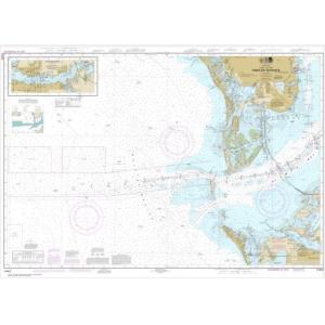 NOAA Chart - Tampa Bay Entrance;  Manatee River Extension - 11415