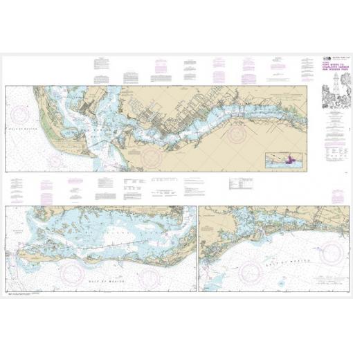 NOAA Chart - Intracoastal Waterway Fort Myers to Charlotte Harbor and Wiggins Pass - 11427