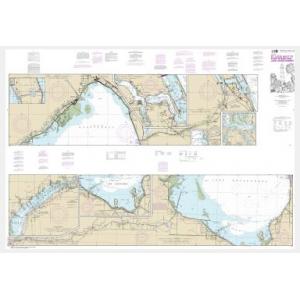 NOAA Chart - Okeechobee Waterway St. Lucie Inlet to Fort Myers;  Lake Okeechobee - 11428