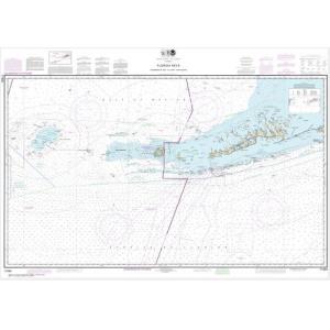 NOAA Chart - Florida Keys Sombrero Key to Dry Tortugas - 11434