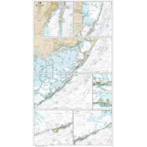 NOAA Chart - Miami to Marathon and Florida Bay - 11451