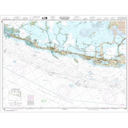 NOAA Chart - Intracoastal Waterway Blackwater Sound To Matecumbe - 11464