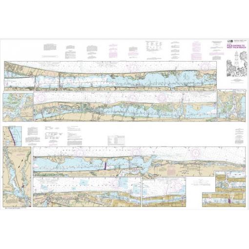 NOAA Chart - Intracoastal Waterway Palm Shores to West Palm Beach; Loxahatchee River - 11472