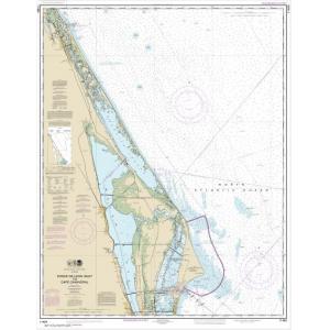 NOAA Chart - Ponce de Leon Inlet to Cape Canaveral - 11484