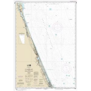 NOAA Chart - St. Augustine Light to Ponce de Leon Inlet - 11486