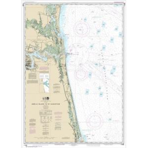 NOAA Chart - Amelia Island to St. Augustine - 11488