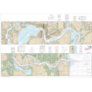 NOAA Chart - St. Johns River-Atlantic Ocean to Jacksonville - 11491