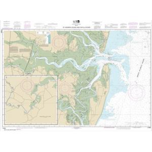 NOAA Chart - St. Andrew Sound and Satilla River - 11504