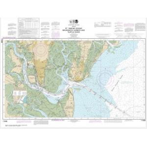 NOAA Chart - St. Simons Sound, Brunswick Harbor and Turtle River - 11506