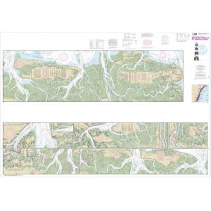 NOAA Chart - Intracoastal Waterway Beaufort River to St. Simons Sound - 11507