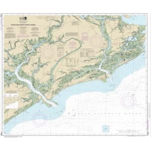 NOAA Chart - Stono and North Edisto Rivers - 11522
