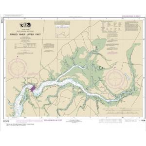 NOAA Chart - Wando River Upper Part - 11526