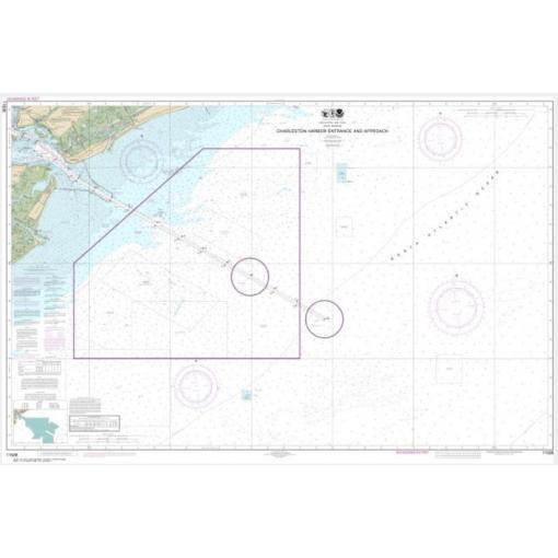 NOAA Chart - Charleston Harbor Entrance and Approach - 11528