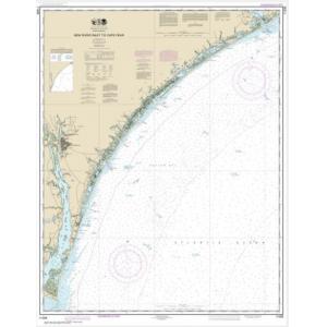 NOAA Chart - New River Inlet to Cape Fear - 11539