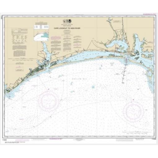 NOAA Chart - Cape Lookout to New River - 11543