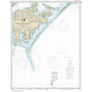 NOAA Chart - Portsmouth Island to Beaufort, Including Cape Lookout Shoals - 11544