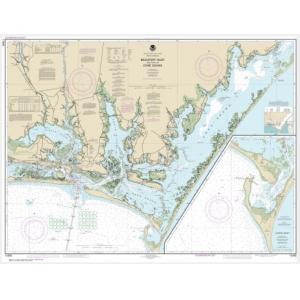 NOAA Chart - Beaufort Inlet and Part of Core Sound; Lookout Bight - 11545