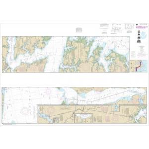 NOAA Chart - Intracoastal Waterway Albermarle Sound to Neuse River; Alligator River; Second Creek - 11553