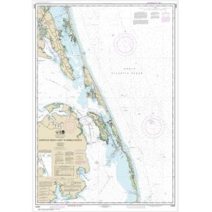 NOAA Chart - Currituck Beach Light to Wimble Shoals - 12204