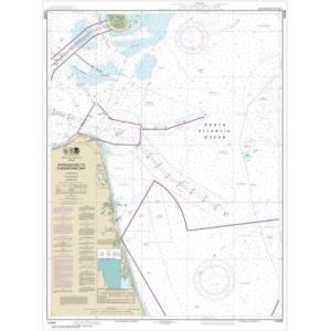 NOAA Chart - Approaches to Chesapeake Bay - 12208