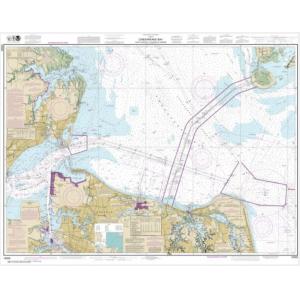 NOAA Chart - Chesapeake Bay Cape Charles to Norfolk Harbor - 12222
