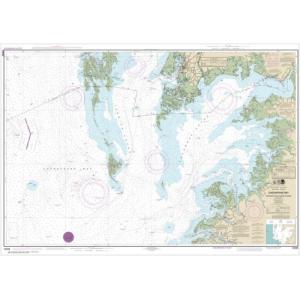 NOAA Chart - Chesapeake Bay Pocomoke and Tangier Sounds - 12228