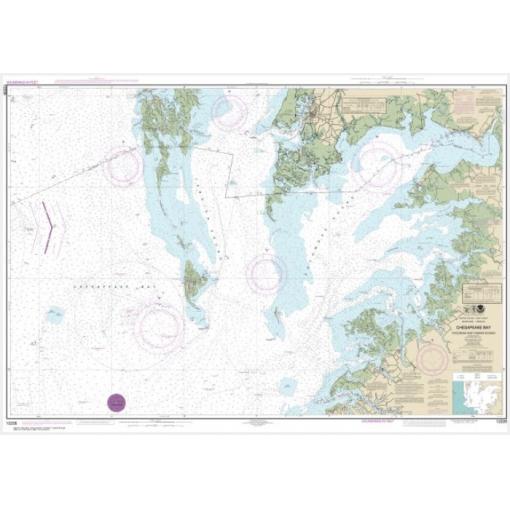 NOAA Chart - Chesapeake Bay Pocomoke and Tangier Sounds - 12228