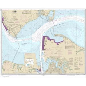 NOAA Chart - Hampton Roads - 12245