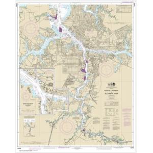NOAA Chart - Norfolk Harbor and Elizabeth River - 12253