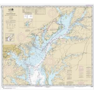 NOAA Chart - Chesapeake Bay Sandy Point to Susquehanna River - 12273