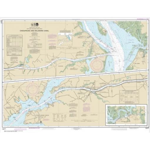 NOAA Chart - Chesapeake and Delaware Canal - 12277